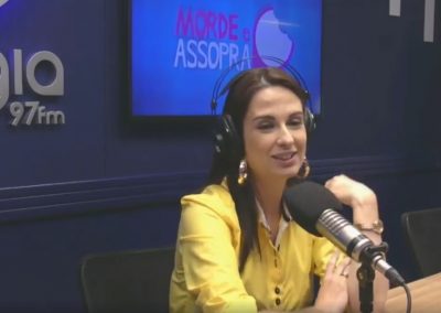 Bruna no programa "Morde & Assopra" - Rádio Energia 97fm